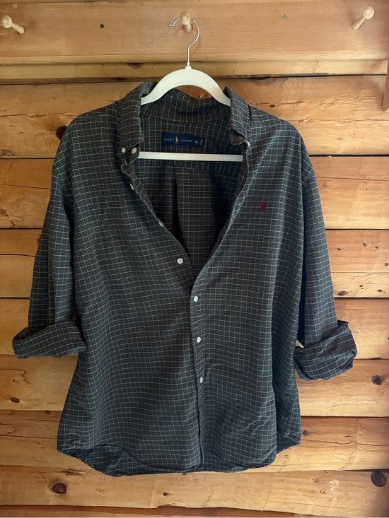 Ralph Lauren Other - Ralph Lauren Men’s Black and Green Plaid Button-Down Shirt